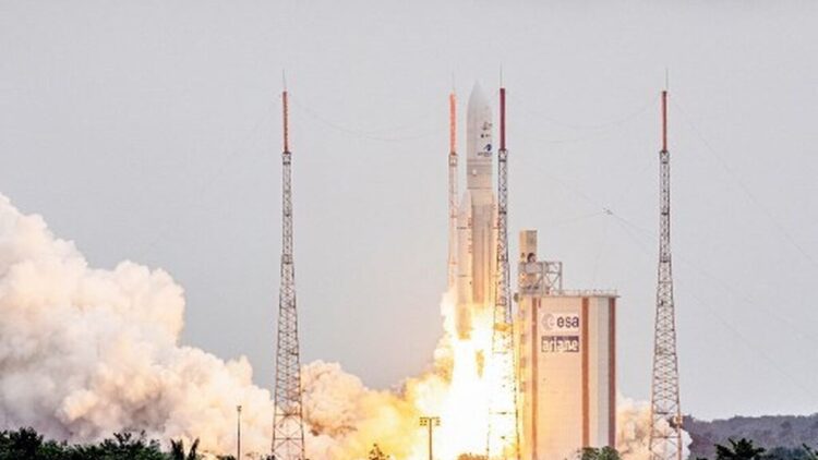 Cohete espacial. Foto: AFP.