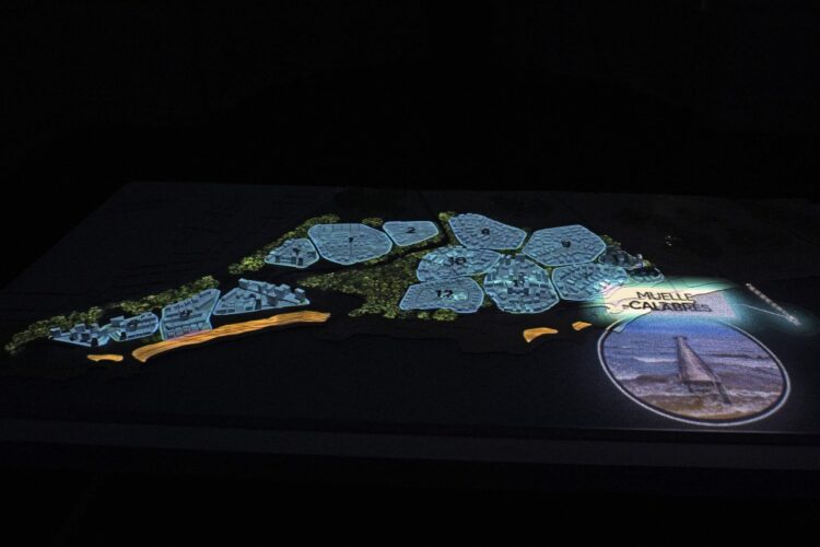 Maqueta del proyecto +Colonia. Foto: AFP.