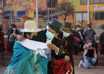 La cueca estará presente en plazas paceñas durante tres jornadas. Foto: Secretaría Municipal de Culturas.