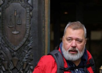 Dmitri Muratov, jefe de redacción de la Novaya Gazeta. Foto: AFP.