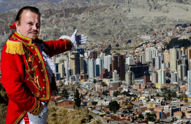 Don José Antonio Saavedra Toledo, representando a Pedro Domingo Murillo: Foto: La Razón.