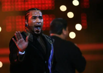 El puertorriqueño Don Omar, en uno de sus últimos conciertos. Foto: AFP.