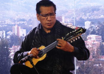 Donato Espinoza en los estudios de La Razón. Foto: Franklin Blanco.
