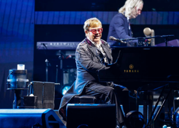 El cantante británico Elton John en concierto el 5 de agosto de 2022, en Chicago. Foto: AFP.