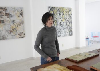 La artista cruceña Erika Ewel, presenta su exposición denominada 'Home'. Foto: Archivo La Razón.