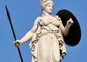 Imagen referencial de una estatua de la diosa griega Atenea. Foto: Internet.