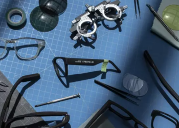 Prototipo de gafas de realidad aumentada. Foto: Google.