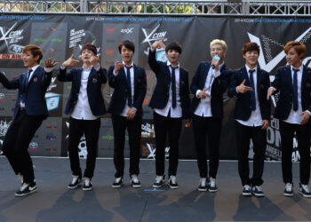 BTS, el ícono del Pop coreano. Foto: AFP.