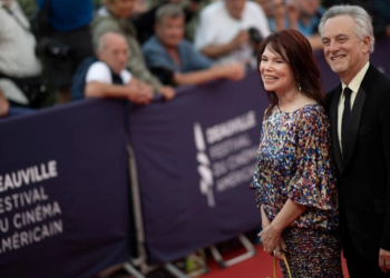 Los realizadores estadounidenses Dayna Goldfine y Dan Geller en Deauville. Foto: AFP.