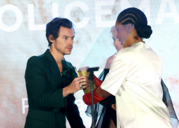 La superestrella del pop Harry Styles habló el domingo en el Festival de Cine de Toronto (TIFF). Foto: AFP.
