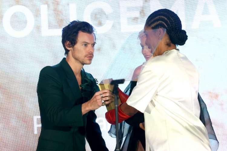 La superestrella del pop Harry Styles habló el domingo en el Festival de Cine de Toronto (TIFF). Foto: AFP.