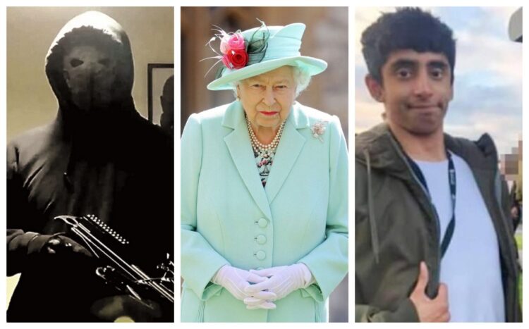 Jaswant Singh Chail, de 20 años, fue detenido el día de Navidad del año pasado, en el territorio del castillo de Windsor. Foto: socialtelecast.com.