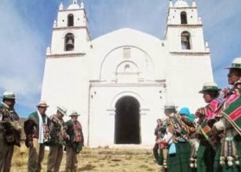 La iglesia Belén de Andamarca, del departamento de Oruro. Foto: ABI.