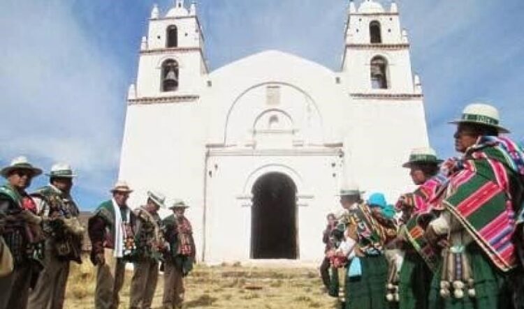 La iglesia Belén de Andamarca, del departamento de Oruro. Foto: ABI.
