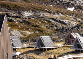 Ilimanaq, en Groenlandia, donde se encuentra el restaurante Koks. Foto: AFP.