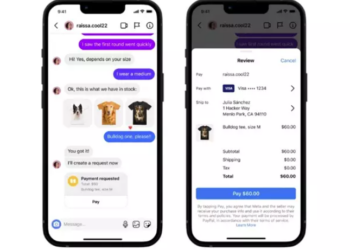 Compras directamente desde el chat de Instagram. Foto: Meta.