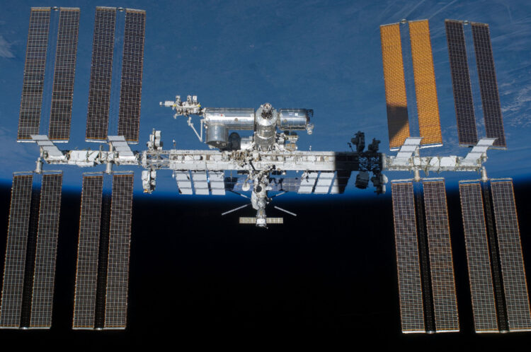 La Estación Espacial Internacional (ISS) en el espacio. Foto: AFP.