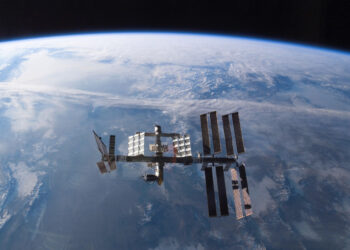 Estación Espacial Internacional. Foto: AFP.