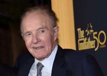 James Caan, en la celebración de los 50 años de 'El Padrino'. Foto: AFP.