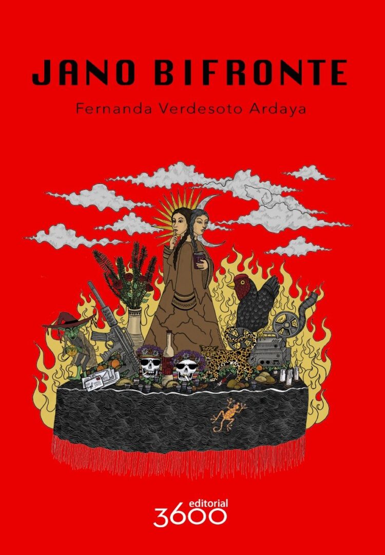 Tapa de la obra 'Jano Brifonte', de la escritora Fernanda Verdesoto: Foto: Facebook.