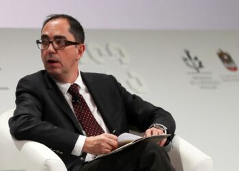Jean-Luc Martinez, acusado por tráfico de tesoros arqueológicos egipcios. Foto: AFP.