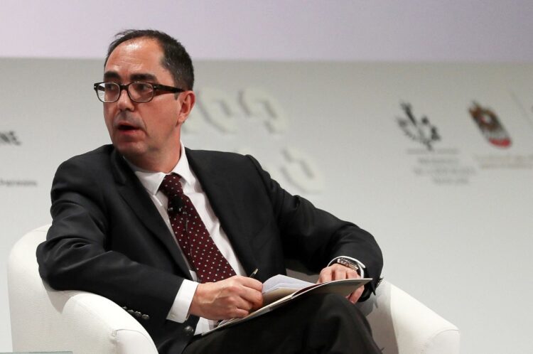 Jean-Luc Martinez, acusado por tráfico de tesoros arqueológicos egipcios. Foto: AFP.