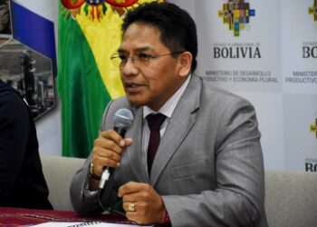 El reglamento específico de medidas de protección a usuarios y consumidores de espectáculos públicos, fue presentado por el viceministro de Defensa del Consumidor, Jorge Silva. Foto: Archivo La Razón.