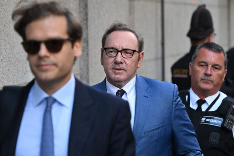 El actor Kevin Spacey se declaró no culpable. Foto: AFP.
