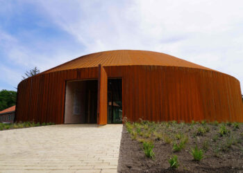 'Flugt', el museo inaugurado en Oksbøl. Foto: AFP.