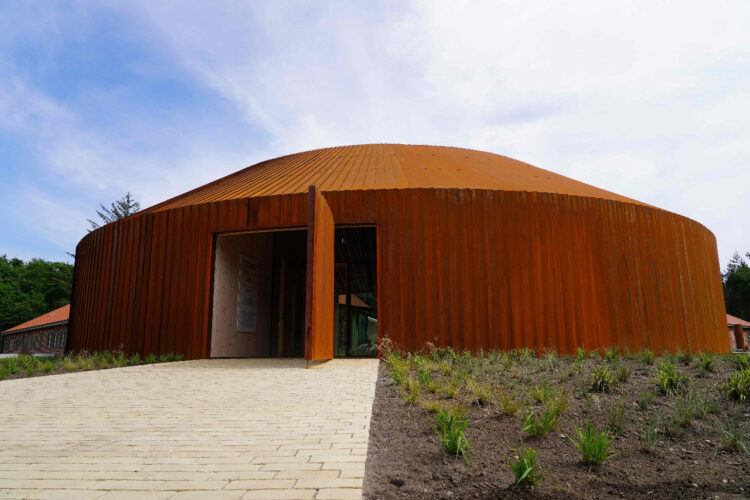 'Flugt', el museo inaugurado en Oksbøl. Foto: AFP.