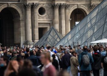 Museo de Louvre, en París. Foto: AFP.