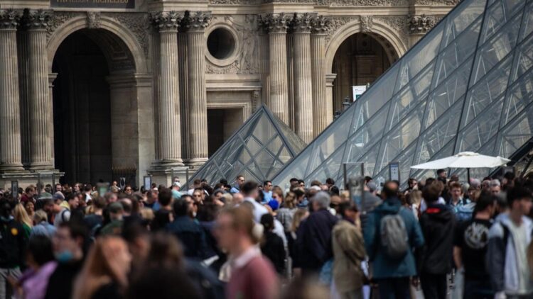 Museo de Louvre, en París. Foto: AFP.