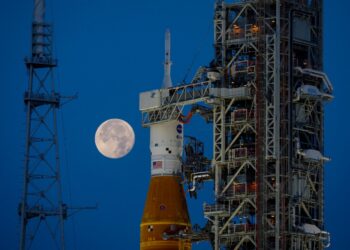 Una nave espacial de la NASA. Foto: AFP.