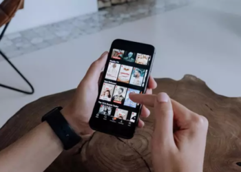 Netflix en un dispositivo iOS. Foto: Pexels.