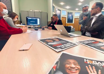 La redacción del medio Novaya Gazeta. Foto: El Mundo.