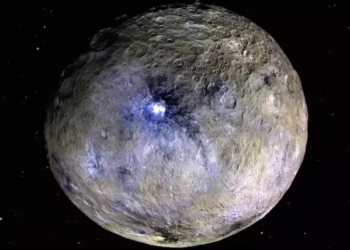Planeta enano Ceres. Foto: NASA.