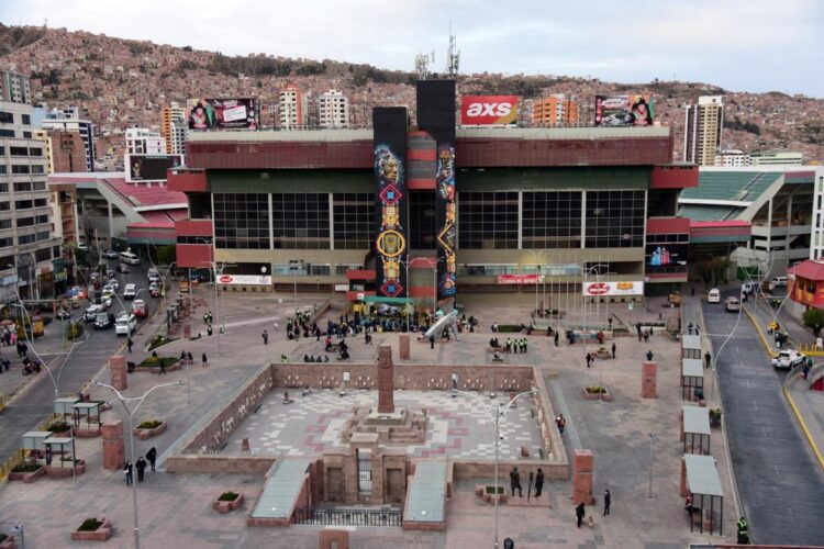 Vista de la plaza Tejada Sorzano. Foto: Álvaro Valero.