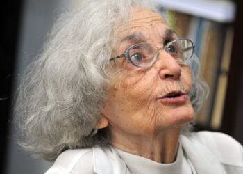 Una de las últimas imágenes de la poetisa cubana Fina García Marruz. Foto: cubasi.cu.