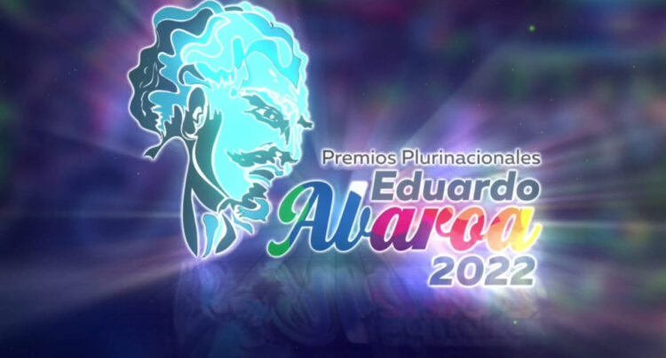 Arte representativo de los Premios Eduardo Abaroa 2022. Foto: Captura ABI.