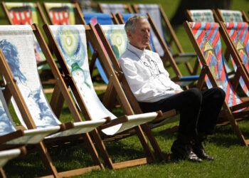 El dibujante británico Raymond Briggs. Foto: AFP.