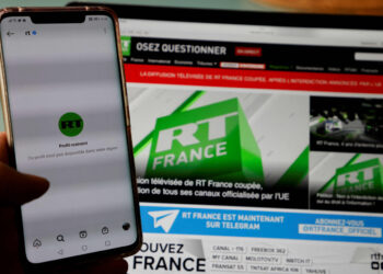 La justicia europea confirmó este miércoles la suspensión de la versión francesa de Russia Today, que apelará la decisión. Foto: AFP.