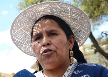 La ministra de Culturas, Sabina Orellana, estará presente en Tiwanaku para el Año Nuevo Andino Amazónico y Chaqueño. Foto: ABI.