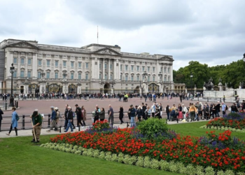 El Palacio de Buckingham, en Londres, en una imagen del 15 de septiembre de 2022. Foto: AFP.