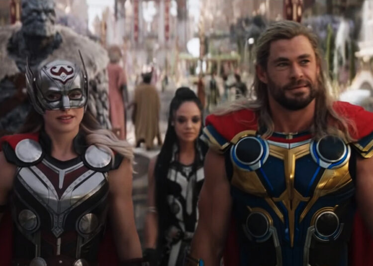 Escena de la película 'Thor: Amor y Trueno', de Marvel. Foto: MArvel.