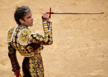 El torero español José Tomás vuelve al ruedo en Jaén. Foto: AFP.