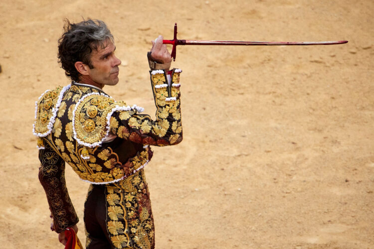 El torero español José Tomás vuelve al ruedo en Jaén. Foto: AFP.