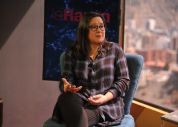 La cineasta y columnista de La Razón, Verónica Córdova. Foto: Oswaldo Aguirre.