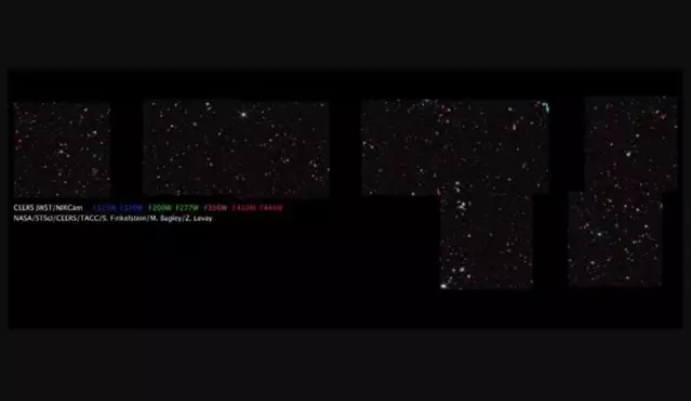 Esta imagen es un mosaico de 690 fotogramas individuales tomados con la cámara de infrarrojo cercano (NIRCam) del telescopio espacial James Webb. Foto: NASA.