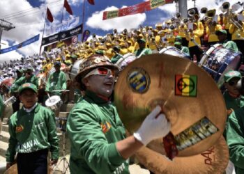 Festival de Bandas y convite, con control de 2.600 personas