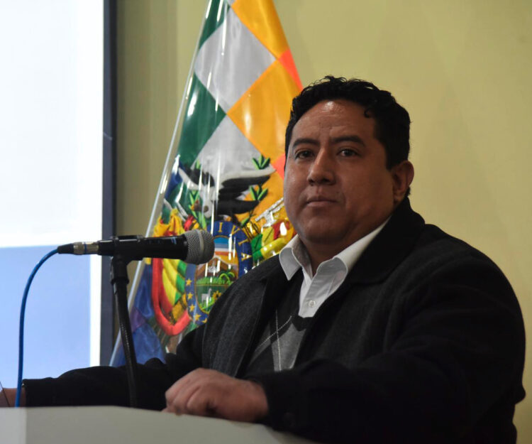 El viceministro David Guachalla. Foto: Rodwy Cazón-La Razón